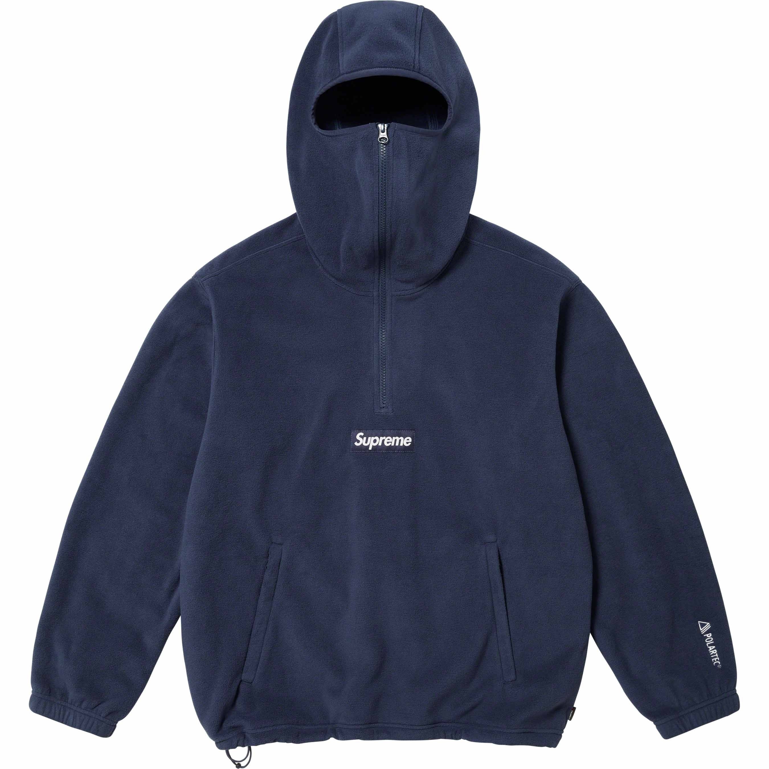 Polartec® Facemask Half Zip Hooded Sweatshirt view 2